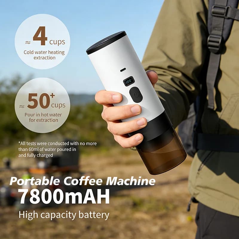 Cafetière électrique portable 7800mAh